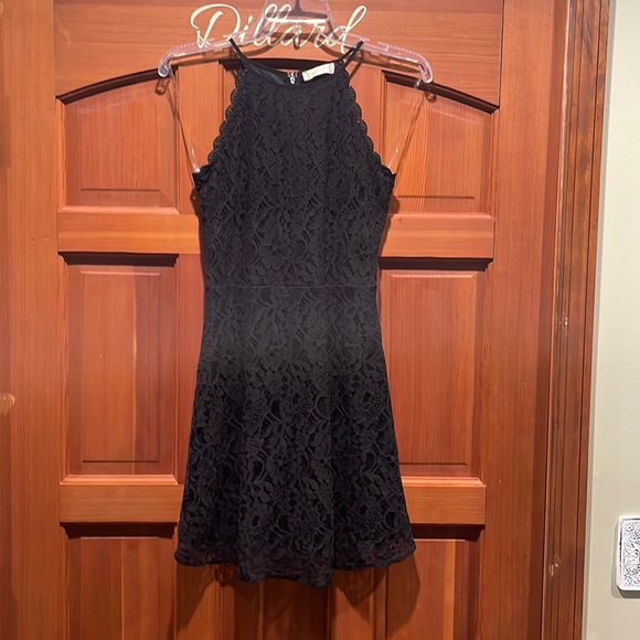 Halter black lace dress Altered State small - Picture 2 of 5